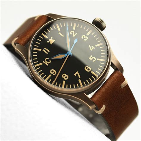 iwc flieger 36mm no date bronze|Introducing: The Stowa Flieger Vintage Series, Retro Dials now in .